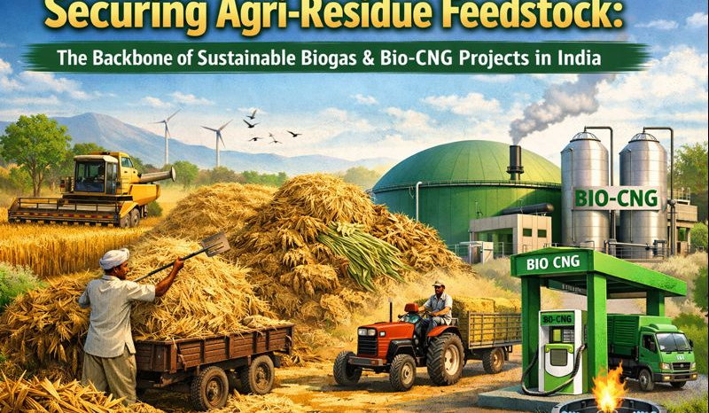Securing Agri-Residue Feedstock: The Backbone of Sustainable Biogas & Bio-CNG Projects in India Securing Agri-Residue Feedstock: The Backbone of Sustainable Biogas & Bio-CNG Projects in India