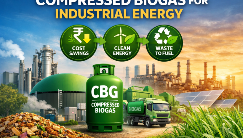 Benefits of Compressed Biogas (CBG) for Industrial Energy Needs