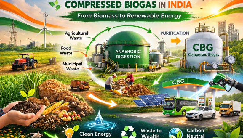 The Future of Compressed Biogas in India: From Biomass to Renewable Energy The Future of Compressed Biogas in India: From Biomass to Renewable Energy