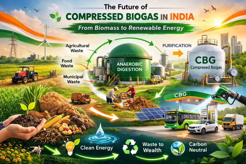The Future of Compressed Biogas in India: From Biomass to Renewable Energy