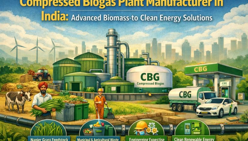 Compressed Biogas Plant Manufacturer in India: Advanced Biomass-to-Clean Energy Solutions