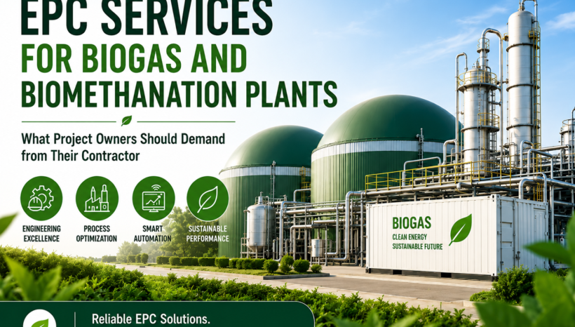 EPC Services for Biogas and Biomethanation Plants: What Project Owners Should Demand from Their Contractor EPC Services for Biogas and Biomethanation Plants: What Project Owners Should Demand from Their Contractor