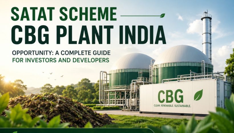 India’s SATAT Scheme CBG Plant India Opportunity: A Complete Guide for Investors and Developers