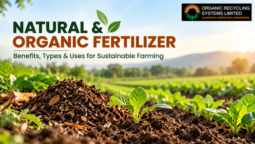 Natural and Organic Fertilizer: Benefits, Types and Uses for Sustainable Farming