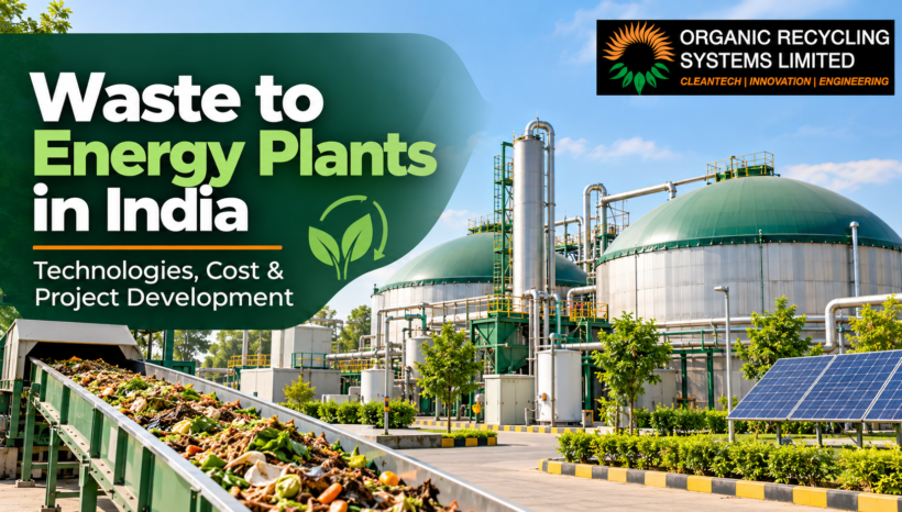Waste to Energy Plants in India: Technologies, Cost and Project Development